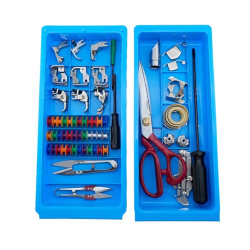 SM SunniMix Industrial Sewing Machine Drawer Double Storage Sliding Drawer Multiuse Container Organizer for Bobbin Tool Case Presser Foot Spare Part