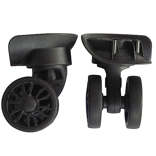 2 ruedas de equipaje A89 de repuesto, ruedas giratorias para maletas rígidas, piezas silenciosas