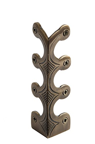 Stair Rods Skiffers Skirting Protectors in Brass and 6 colours (134mm, Antique Brass)