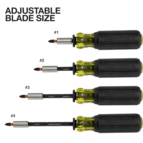 Image of Klein Tools 33803 ProFlex 42-Bit Impact Driver Bit Set with Modular Case, S2 Steel, Magnetic, Adjustable Screwdriver