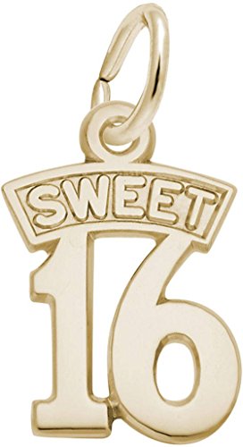 Rembrandt Sweet 16 Charm - Metal - 14K Yellow Gold