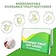 Einweg Toilettensitzbezug, 80 Stück Spülbare Einweg WC Sitzbezug, Tragen Einweg Toilettensitz Papier, Toilette Auflage WC für Reisen/öffentliche/Toiletten/Hotels/Krankenhäuser, 10er-Pack, 63.5*63.5cm