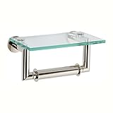 Ginger 4627/PN Kubic Shelf Toilet Tissue Holder, Polished Nickel
