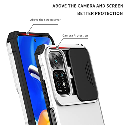 Funda para Xiaomi Redmi Note 11S 4G a prueba de golpes carcasa rígida con soporte tridimensional 3