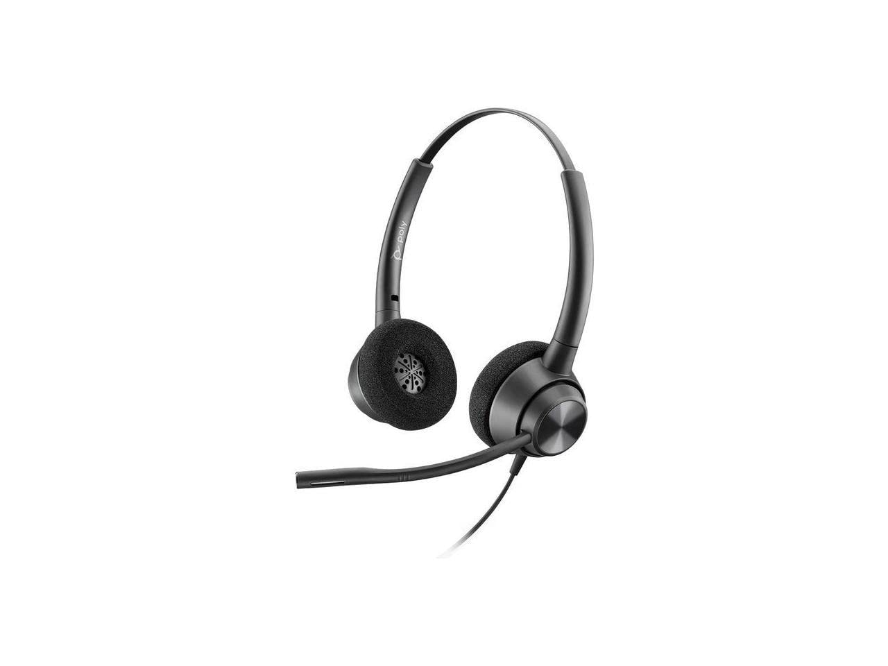 Plantronics Poly EncorePro 320 Stereo Headset - QD - Black-image-22