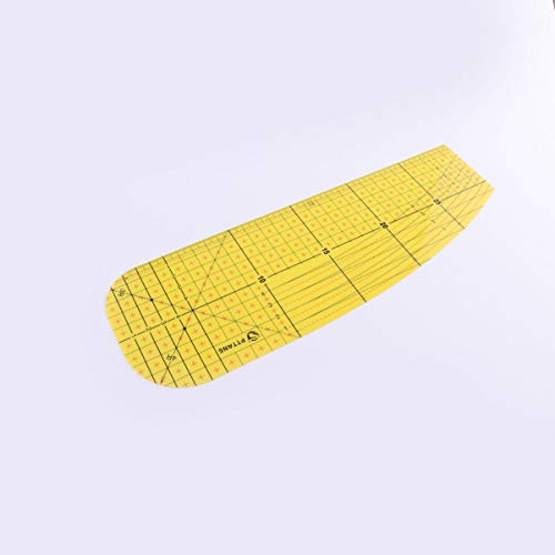 Toyvian RÃ©gua de Ferro Quente de Alta Temperatura ResistÃªncia Canto Quilting RÃ©gua Diy Ferramenta