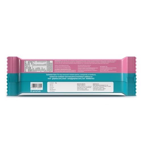 Image of Phab Protein Wafer Bar Strawberry Flavour - No Maida Only Millets (Bajra) | 10g Protein With No Added Sugar, No Preservatives, No Trans Fat | Gluten-Free Healthy Snack | Desk-to-Gym Snack