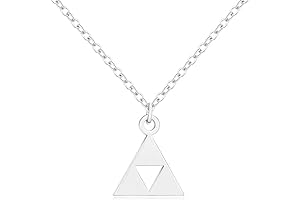 The Legend of Zelda Stainless Steel Necklace and Triangle Earrings Set