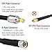 XRDS-RF KMR400 SMA to N Cable 75ft, N-Male to SMA-Male Connector Low Loss Extension 50 Ohm