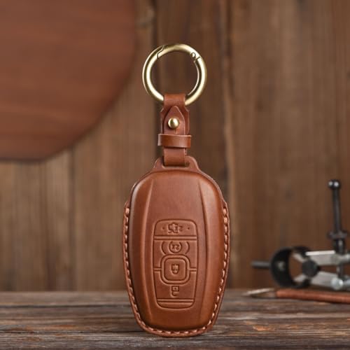 Étui porte-clés en cuir Lincoln MKZ MKX Continental protection de clé voiture.