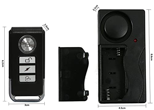 Wsdcam Wireless Vibration Alarm With Remote Control Anti-Theft Alarm Door/Window/Bike/Motorcycle/Vehicle Security Alarm thumb #5