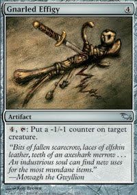 Magic The Gathering - Gnarled Effigy - Shadowmoor - Foil