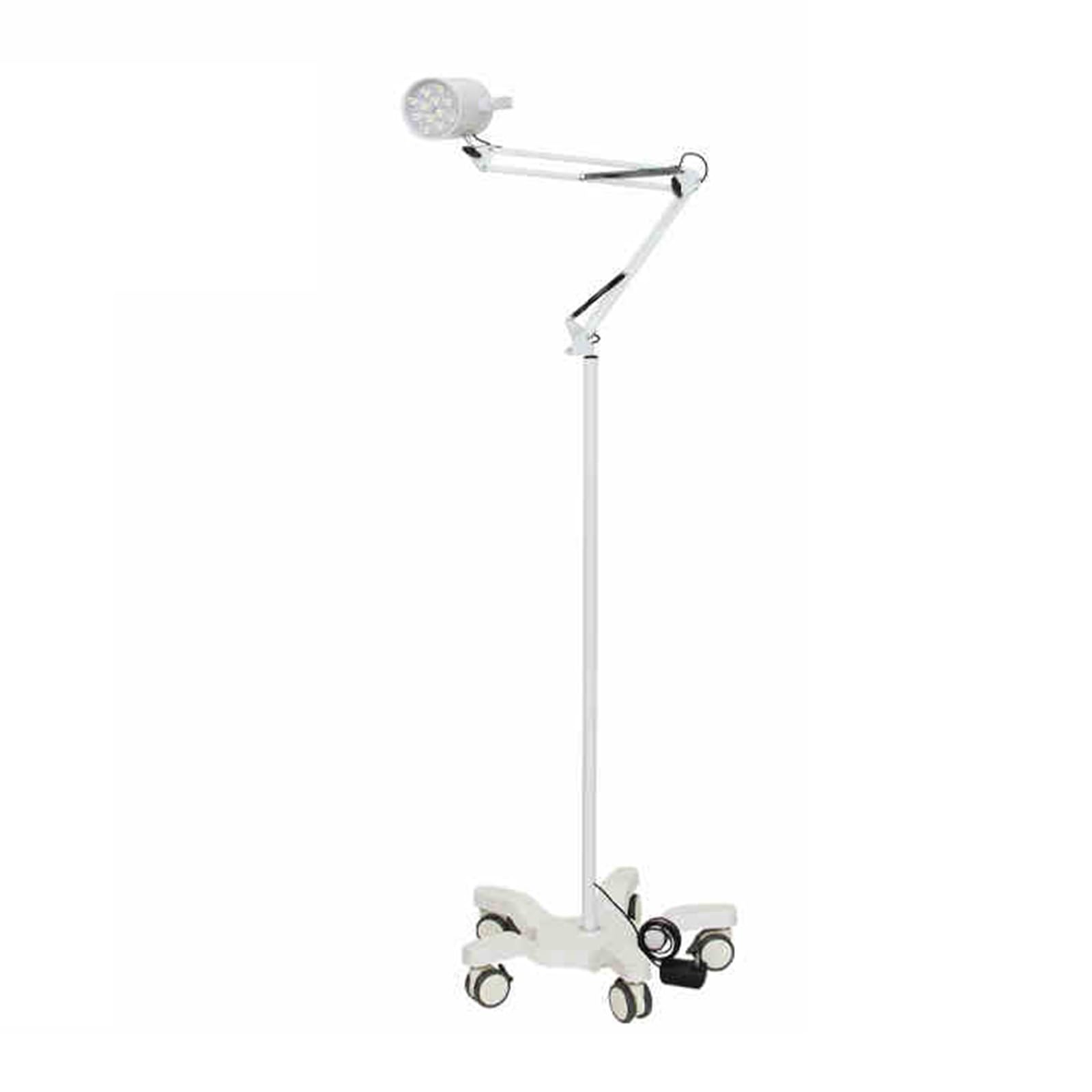 12 W Chirurgische LED Untersuchungslampe, Op Untersuchungsleuchte Mobile, 12 Loch Untersuchungslampe für Zahnärzte, mit Federlampenarm und Metalllampenschirm