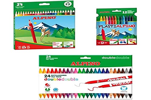 Alpino Lote Material Escolar | 24 Lápices de...