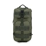 Mochila Lukesports Tática Militar Camping Impermeável Reforçada Acampamento (VERDE)