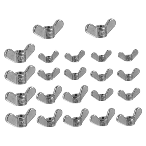 Cabilock Butterfly Nuts Assortment Kit 24 Pcs Set M5 M8 Shiny Wear-Resistant Surface for Electronics