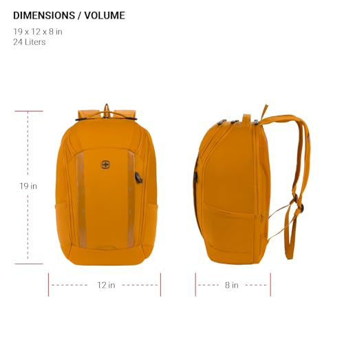 Image of SwissGear 8119 Laptop Backpack, Fits up to 17-Inch Laptop, Mustard