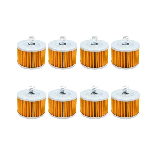 Filtre à huile moto haute filtration pour Bajaj Pulsar 135 et Boxer BM150 - Kit de 8