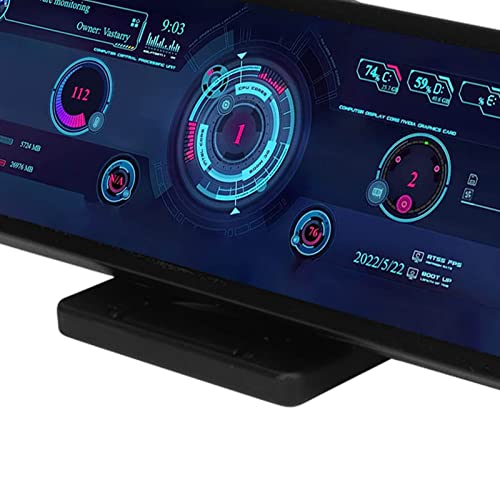 Image of USB Mini Screen PC CPU HDD Data Monitor, 7.9 Inch CPU Hardware Temperature Monitor External Expansion Display for PC ARGB Computer Case Secondary Screen