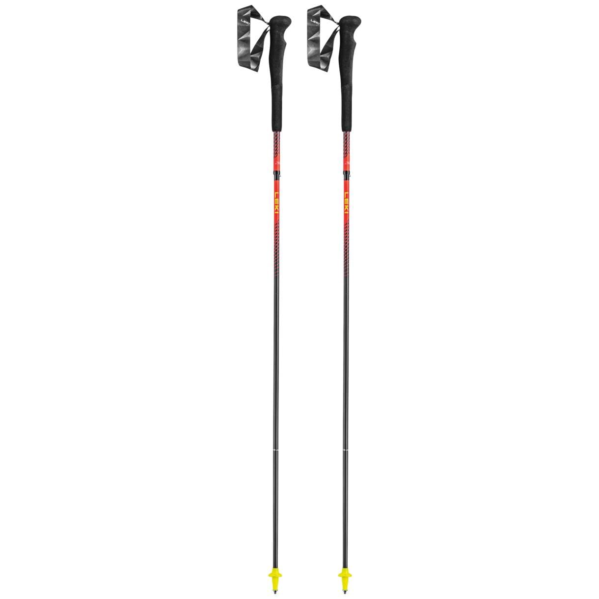 LEKI Neotrail FX.One Superlite Trailrunningstöcke, Bright red-Neonyellow-Natural, 120CM