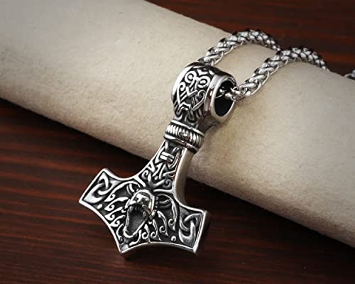 Baldur Jewelry - Thors Hammer Necklace Pendant - Image 6