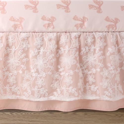 image for The Peanutshell 3 Piece Baby Crib Bedding Set for Girls - Cotton Fitte