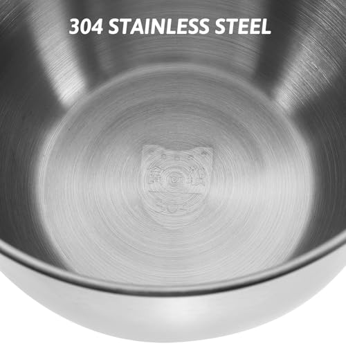Tazón mezclador acero inoxidable 19 cm para cocina miniatura 5