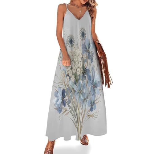 Robe longue bohème grande taille fluide et légère pour dissimuler les rondeurs en été