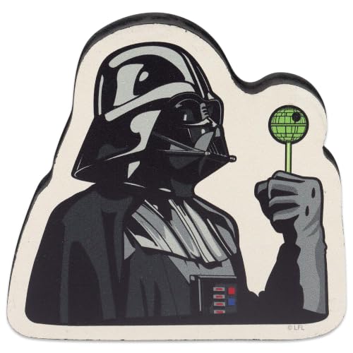 Image of Disney Star Wars Darth Vader Candy Shelf Sitter Decor | Funny Chunky Wood Block Tabletop Decoration for Halloween
