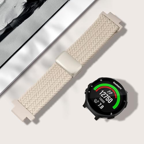 Correa de Nylon Trenzado Ajustable con Cierre Magnético para Garmin miniatura 2