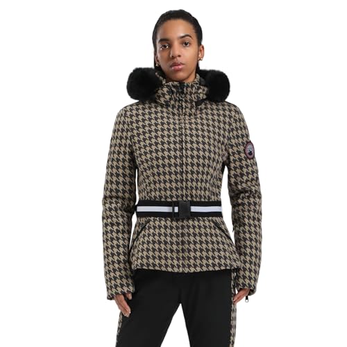 Women's Ski Jacket Snowboard Warm Winter Short Slim Snow Coat ...