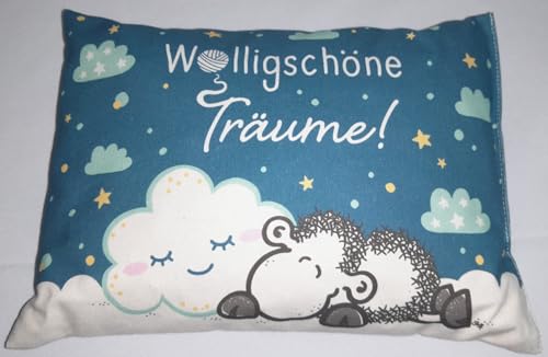Traumhafte Genusswelten Zirbenkissen Sheepworld 19 x 26 cm Wolligschöne Träume!