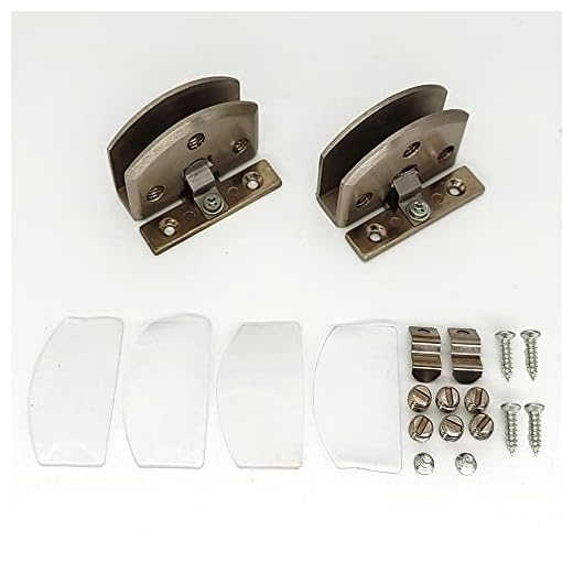 (2 st) Skåp i rostfritt stål med glasdörr, gångjärn, vinggångjärn för vinskåp, skåp, glas, skåp, glasklämma utan borrning, väggfäste i glas, (138)