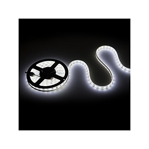 Tira de 60 LEDs 72W 4.000Lm CRI85 6000ºK SMD5050 12VDC IP68 Sumergible x5M 40.000H [CA-5050-12V-IP68-CW]-Blanco Frío | Greenice