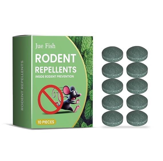 ZINZA Rat Repellent for Car Pack of 1 (10 Tablet) Mouse Peppermint Oil to Protect Wires in Car, Bike & Truck Engine No Kill Only Repels Home Indoor-Outdoor Garage Rat Controller Pills to Keep Rodents Out of Car-image-8