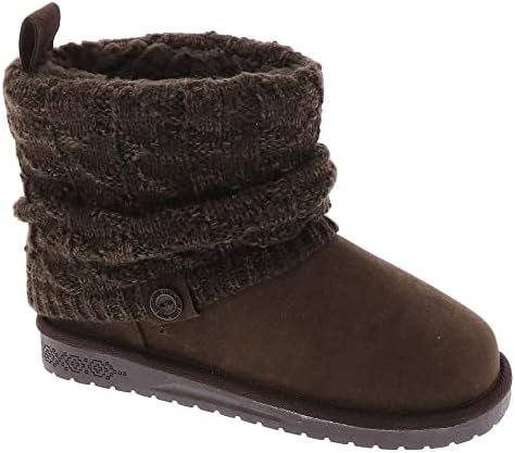 MUK LUKS Women's Laurel Boots, Brown Java, 7 | Image 3