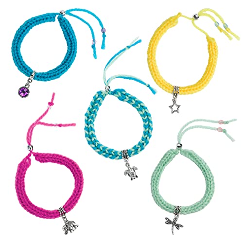 Creativity For Kids 6305000 Quick Knit Charm Bracelets - Create 10 Diy Friendship Bracelets, Kids Jewelry Making Kit thumb #10