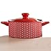 Ceramiczny garnek do gotowania 20cm marokański garnek Tagine Odporność na wysokie temperatury Ceramiczny garnek do zupy Nadaje się do piekarnika Kuchenka mikrofalowa Kuchenka gazowa Elektryczna