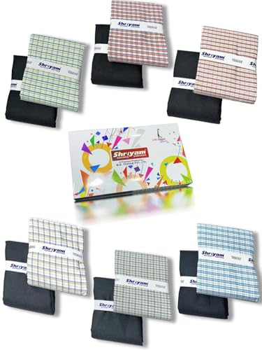 Image of Shirt pant Combo Pack of 6(Unstitched, Full Length Fabric)