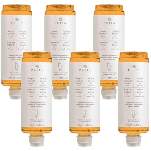 Shampooing régénérant nourrissant à la roquette VEGAN PRIJA recharge distributeur 360 ml