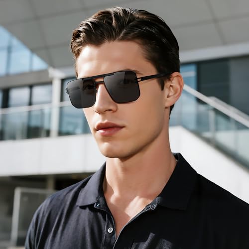Polarized Aviator Sunglasses for Men Women - Classic Metal Frame UV Protection Fishing Driving Sun glasses2