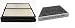 Cleenaire CEAF10 15,16 Hyundai Sonata SE, Limited, Sport Premium Engine and Cabin Air Filter Combo Pack Bundle Kit (Not For Hybird Or Turbo Models)