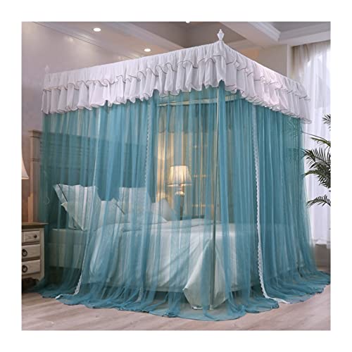 Rideau de lit double en maille en été pour chambre de princesse 1,2 m