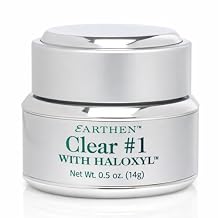 Earthen Clear #1 Eye Cream 0.5 oz Haloxyl Peptide Treatment for Dark Circles, Under-Eye Bags, Puffiness, Fine Lines & Wrinkles; Hydrating, Fast-Absorbing, Fragrance-Free, Cruelty-Free & Niacinamide!