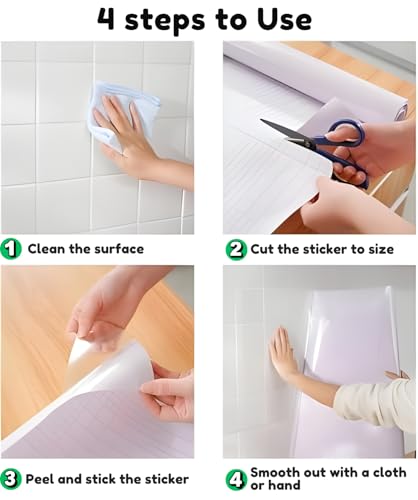 Image of Vinyl Self Adhesive Lamination Roll 12 x 60 Inch Roll Sheet | Cold Peel & Stick Waterproof Lamination for Mobile, Laptop, Books, Documents, Furniture Protection (Clear) - Olive Premium