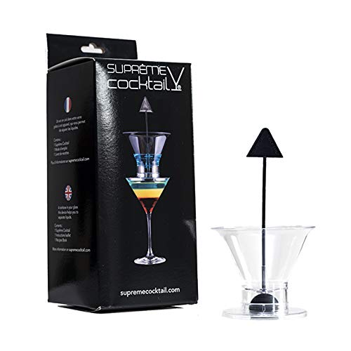 Supreme cocktail - cocktail transparent - Appareil à cocktail en etages