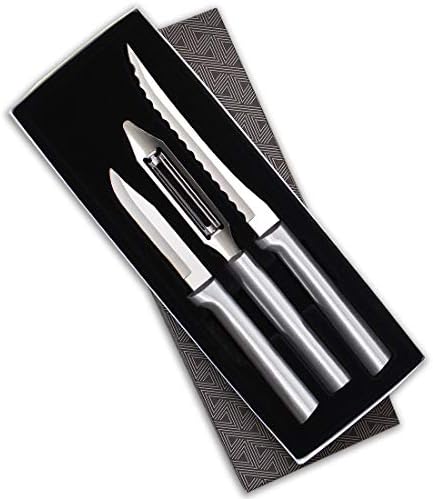 Rada Cutlery Peel, Pare and Slice Set, Silver Handle