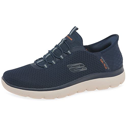 Skechers Summits High Range Baskets Homme, Navy Mesh Trim, 43 EU