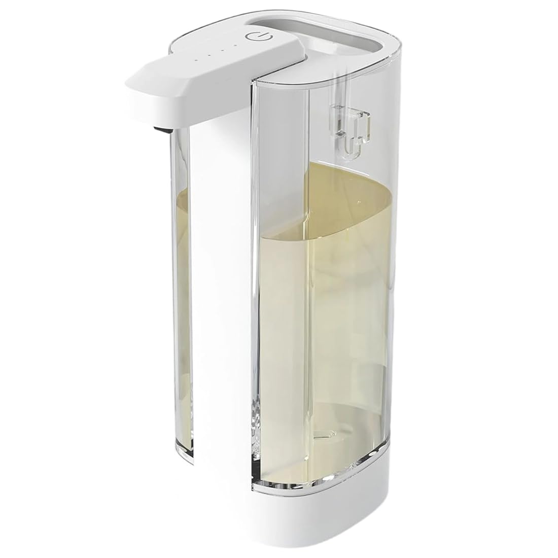 Hndhbfgrt USB Rechargeable Infrared Automatic Sensor 500ML Touchless Transparent Bottle IPX5 Waterproof Liquid Soap Dispenser