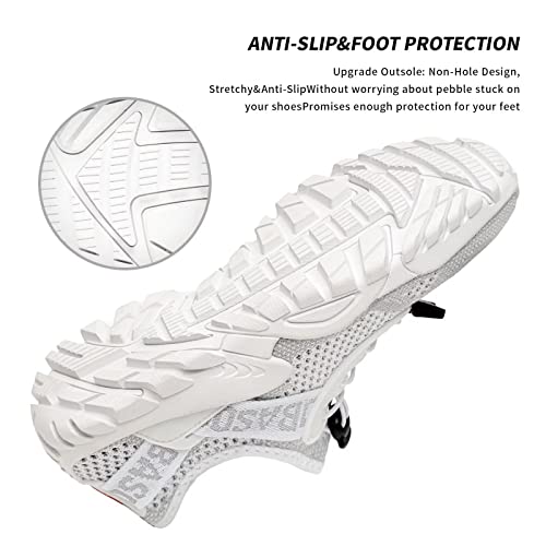 Image of SOBASO Water Shoes Women Men Quick Drying Swim Beach Aqua Shoes for Water Sport Diving Hiking Sailing Travel